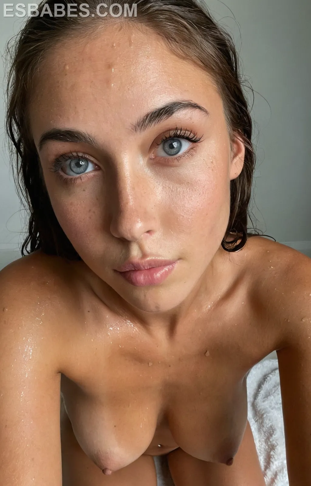 Amazing Nude Teen - Imagen hiperrealista generada con IA, detalle fotográfico