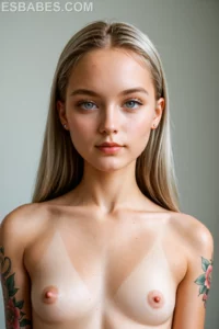 La Pelirroja Lolita En Su Vestido - Imagen IA hiperrealista