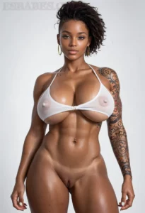 Mary Nude - Imagen IA hiperrealista
