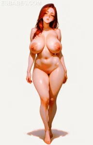 Nordic Nude 3d Rendered - Imagen IA hiperrealista