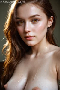 Sexy Blonde Babe - Imagen IA hiperrealista