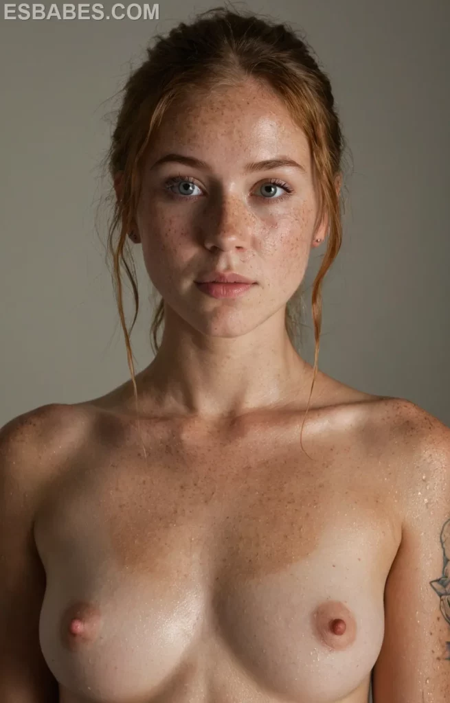Solomia Maievska Desnuda Modelo Tetona - Imagen IA hiperrealista