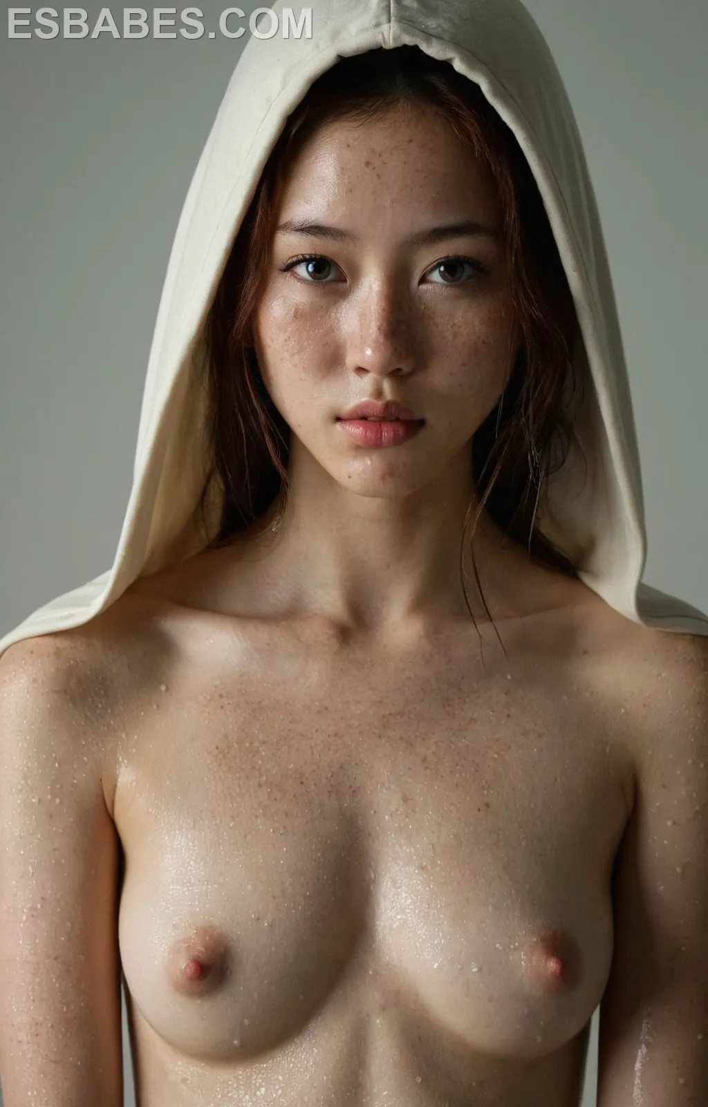 Spanish Nude Entrepreneurs Gallery - Imagen hiperrealista generada con IA, detalle fotográfico