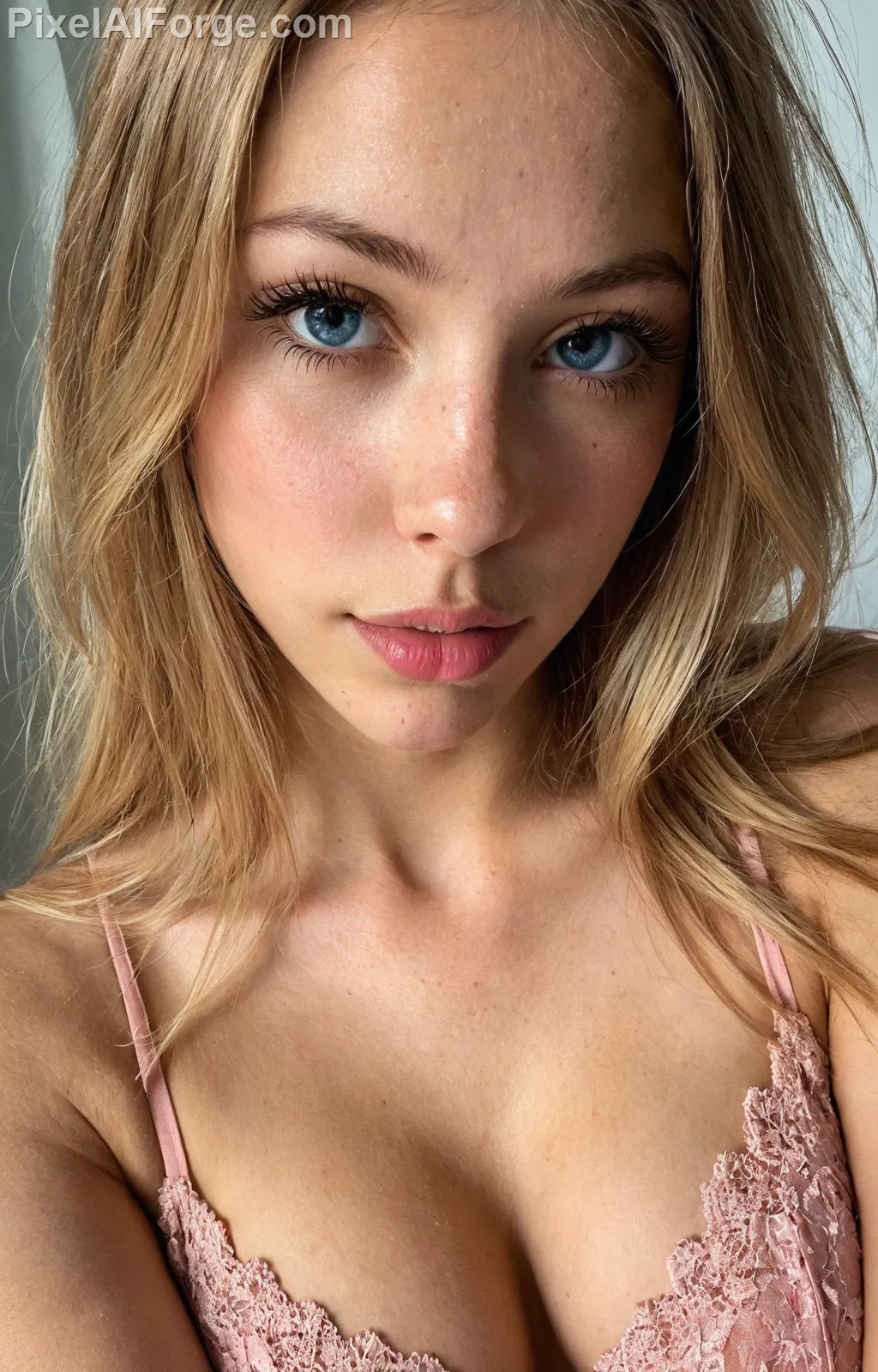 Agradables Modelos Sexy Mostrando Las Tetas Seis - Imagen hiperrealista generada con IA, detalle fotográfico
