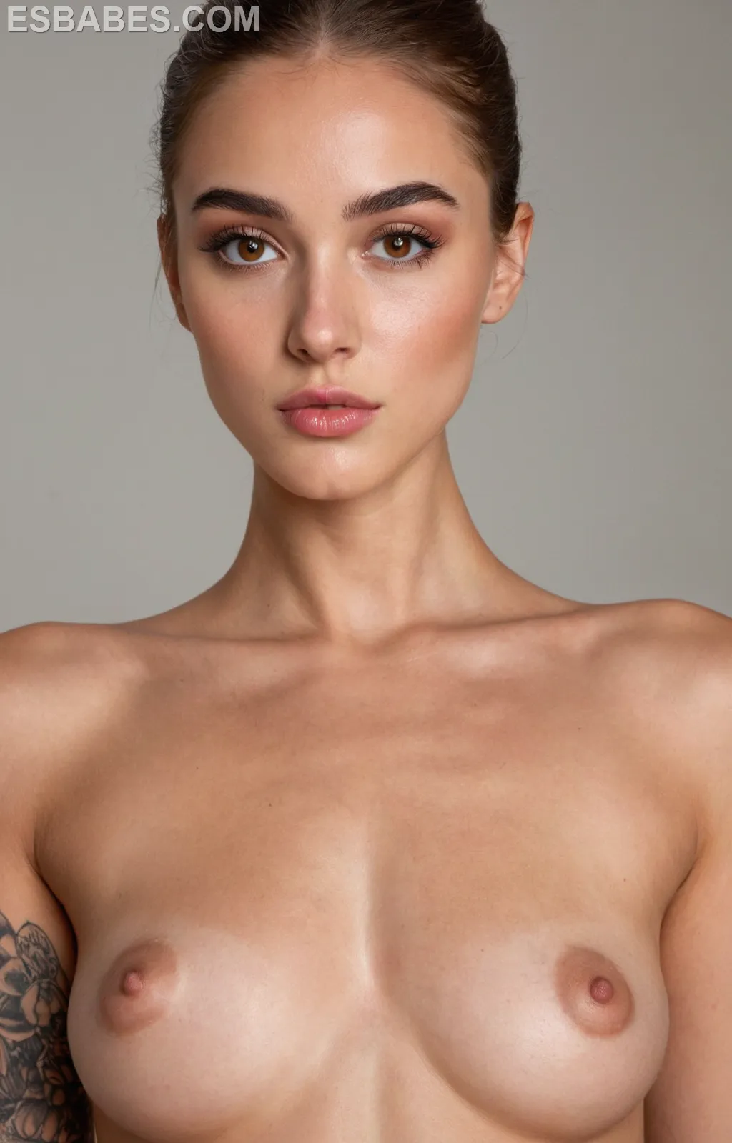 Alemanas Aficionadas Desnudas - Imagen hiperrealista generada con IA, detalle fotográfico