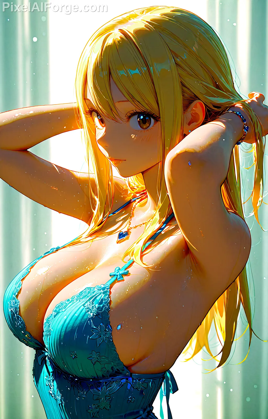 Anime Girl Anime Dubbed Kawaii Bishounen Doujinshi - Imagen hiperrealista generada con IA, detalle fotográfico