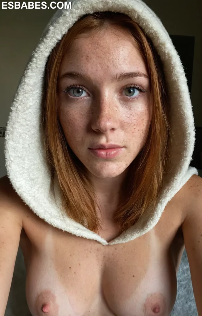 Chica Pelo Accesorios Desnuda Cinta Cabello - Imagen IA hiperrealista