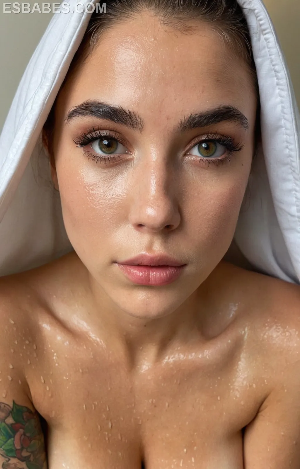 Las Tetas Como Caretas El Desnudo - Imagen hiperrealista generada con IA, detalle fotográfico