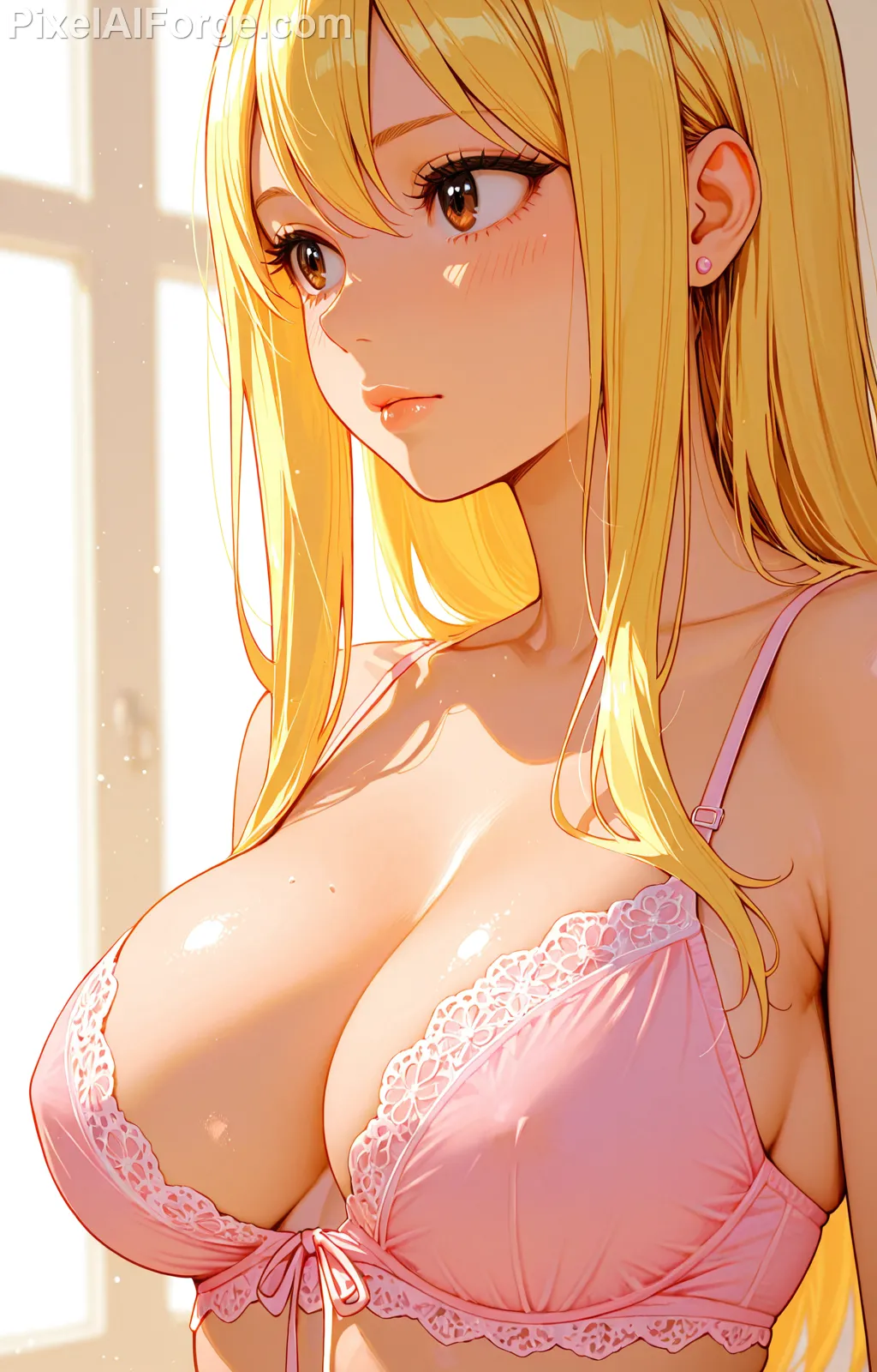 Maaya Uchida Riko Chio School Road - Imagen hiperrealista generada con IA, detalle fotográfico
