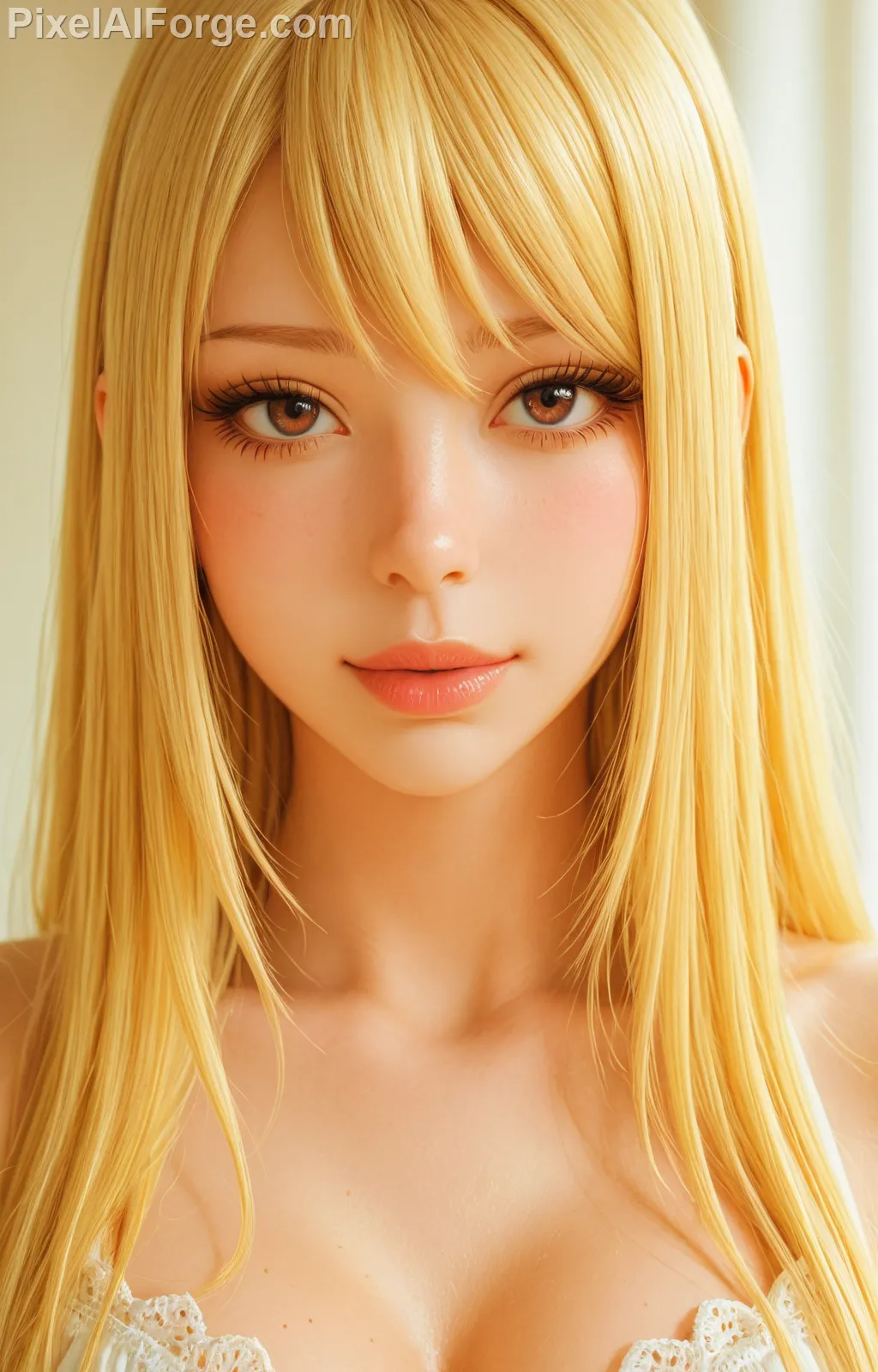 Nueva Chica - Imagen hiperrealista generada con IA, detalle fotográfico