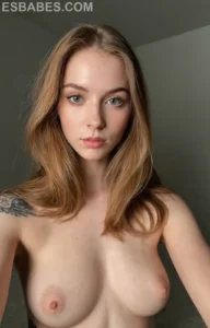 Una Diva Estupenda Y Su Pelo Verde - Imagen IA hiperrealista
