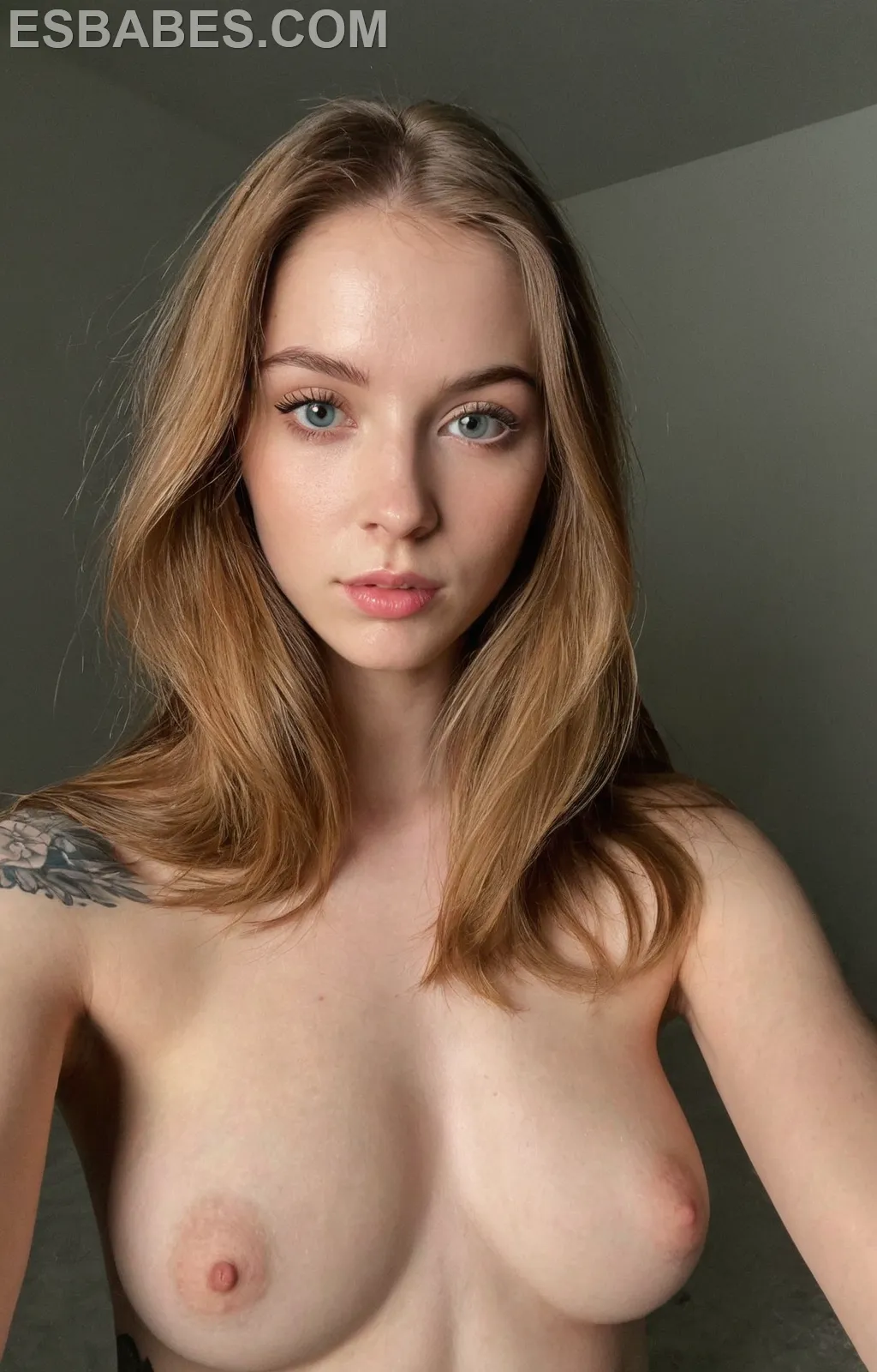 Una Diva Estupenda Y Su Pelo Verde - Imagen hiperrealista generada con IA, detalle fotográfico