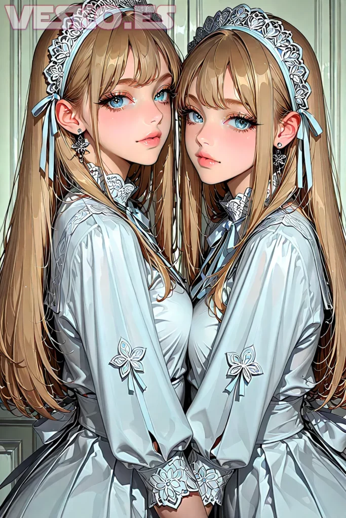 Adolescentes Sexy Y Desnudas En Parte Dos - Imagen IA hiperrealista