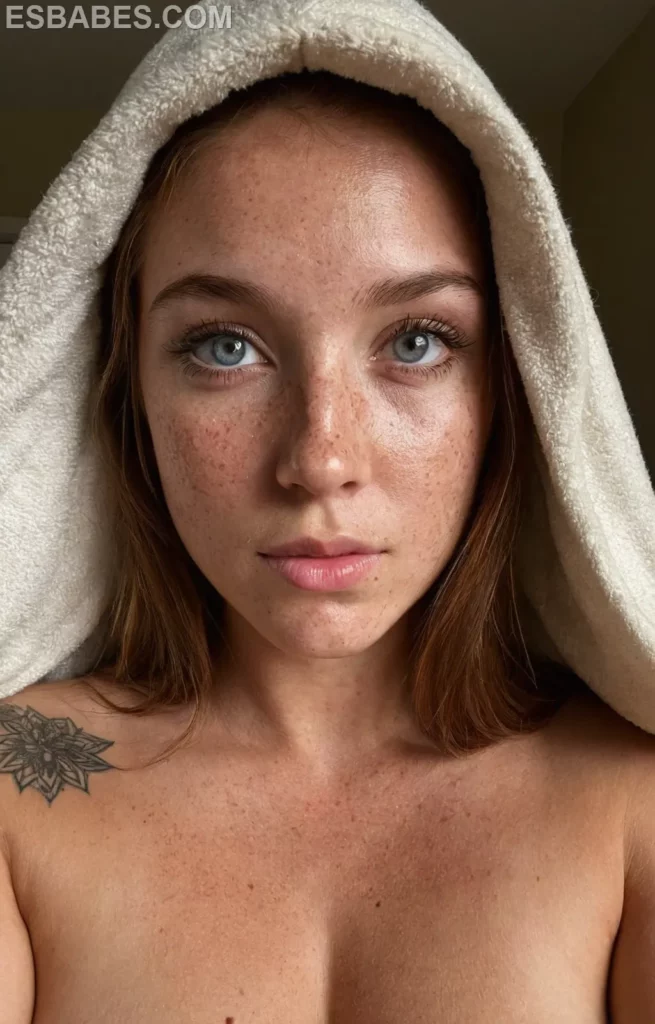 Afeitada Tetona Morena Jade Kush - Imagen IA hiperrealista
