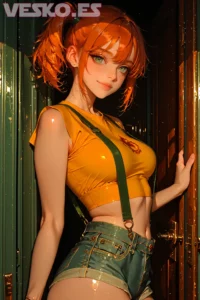Alexis Adams Se Desnuda - Imagen IA hiperrealista