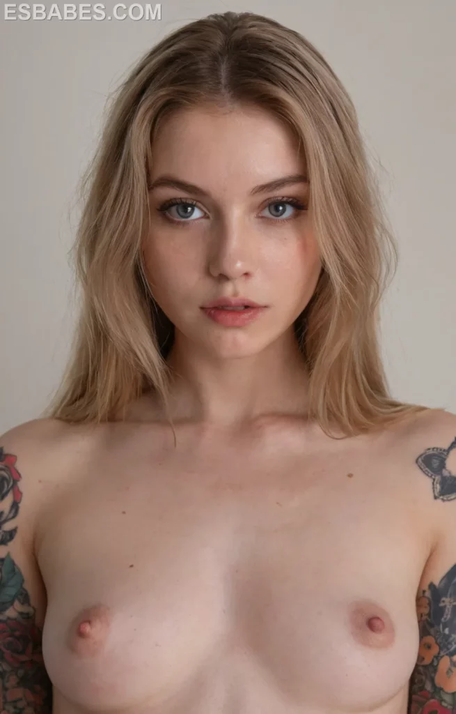 American Pornstar Naked - Imagen IA hiperrealista