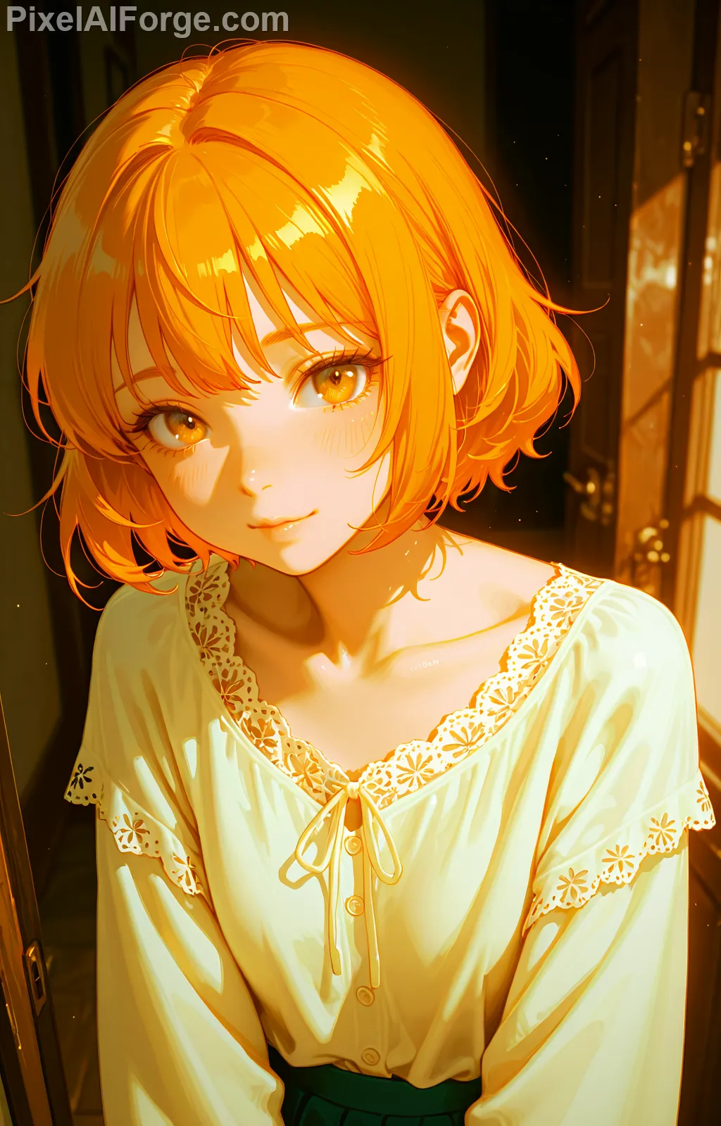 Anime Girl Anime Characters Hidive Anime Streaming Anime Reviews - Imagen hiperrealista generada con IA, detalle fotográfico
