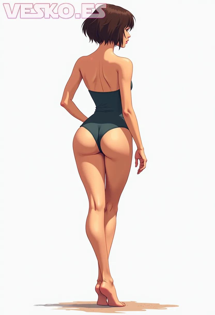 Anime Girl Seinen Eroge Tentacle Ero - Imagen hiperrealista generada con IA, detalle fotográfico