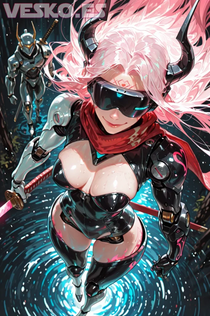 Anime Jett Sexy Juego Valorant - Imagen IA hiperrealista