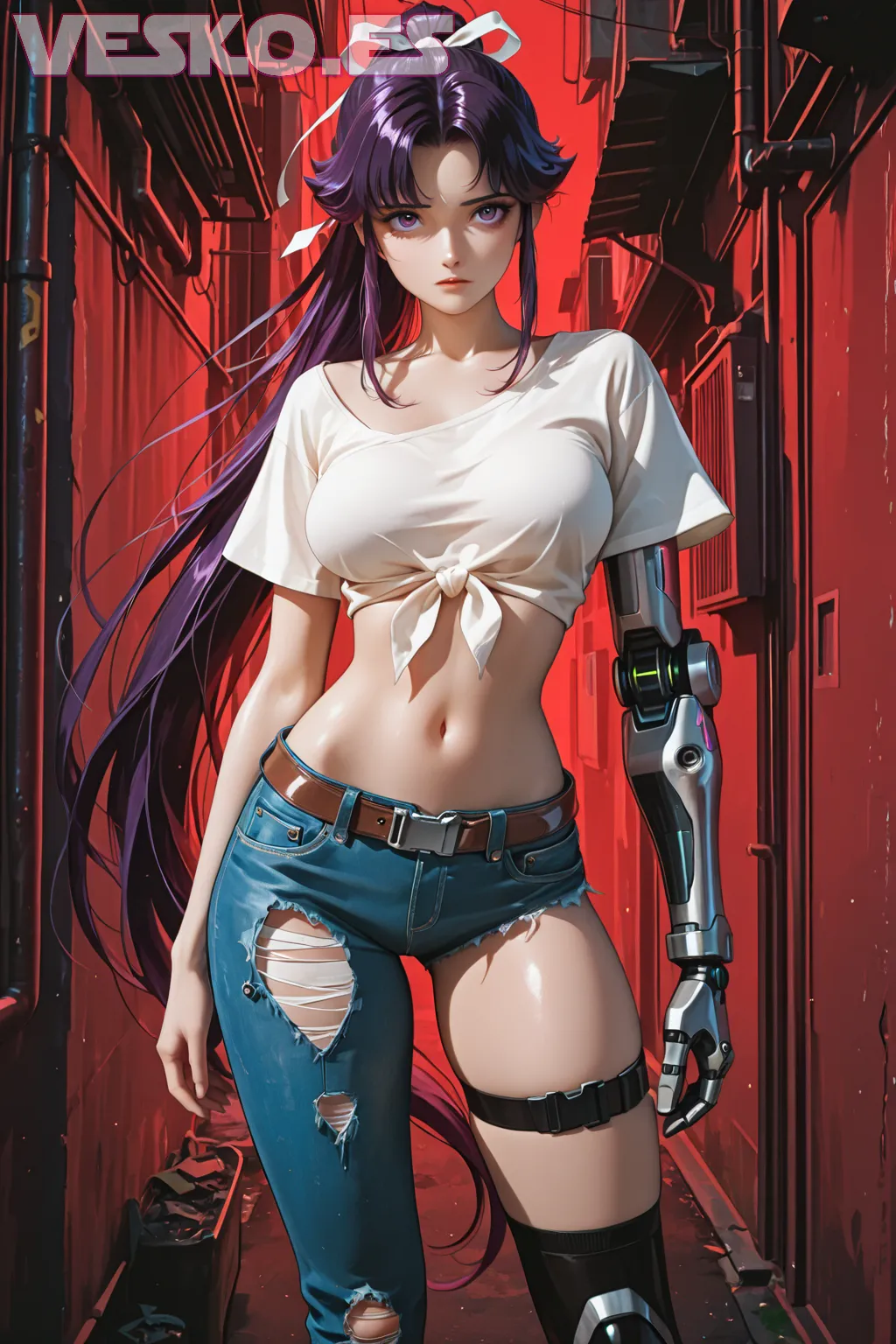 Anime Opening Shonen Bara Harem Moe - Imagen hiperrealista generada con IA, detalle fotográfico