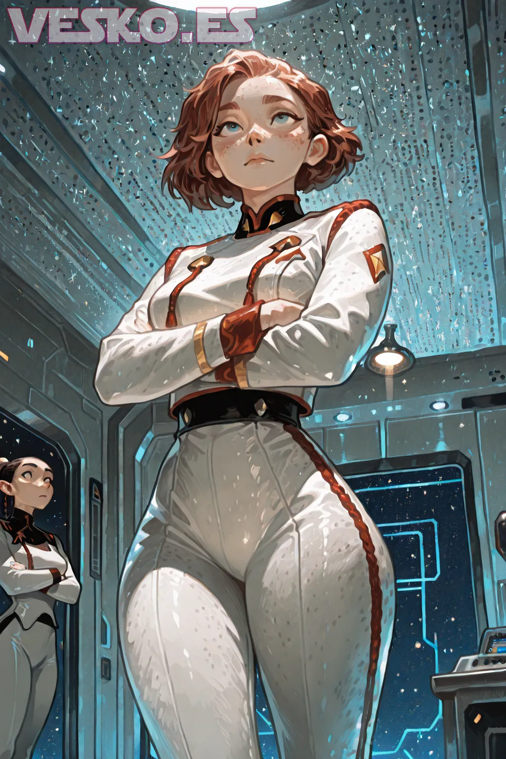 Anita Serena Tetas - Imagen hiperrealista generada con IA, detalle fotográfico