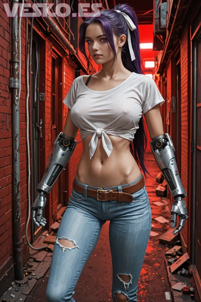 Bonnie Rotten Lo Ensena Todo - Imagen IA hiperrealista