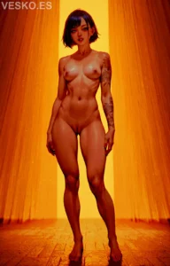 Chicas Notables Desnudas En Erotica Esbabes - Imagen IA hiperrealista