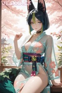 Dandadan Anime Season Samurai Champloo Neon Genesis Evangelion Maid - Imagen IA hiperrealista
