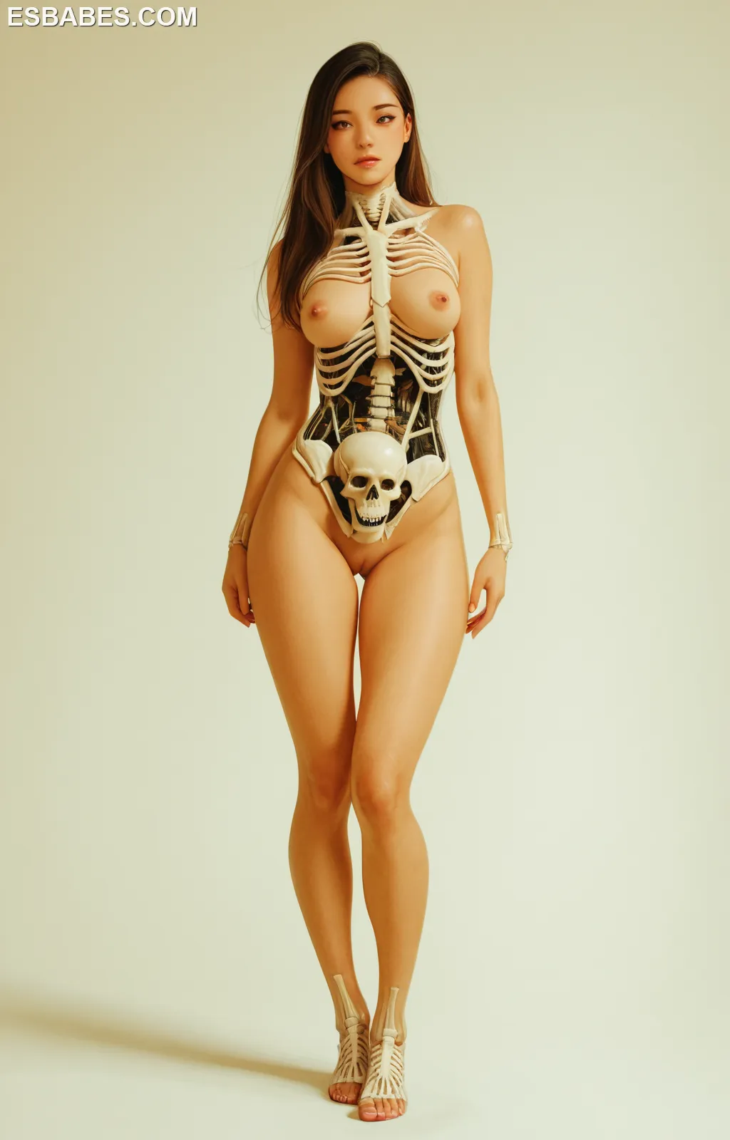 Fotos De Mujeres Desnudas Amateur Y Modelos 12 - Imagen hiperrealista generada con IA, detalle fotográfico