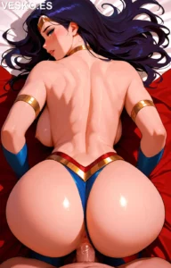 Gordita Asiatica Tetona Y Su Cosplay Desnudo - Imagen IA hiperrealista