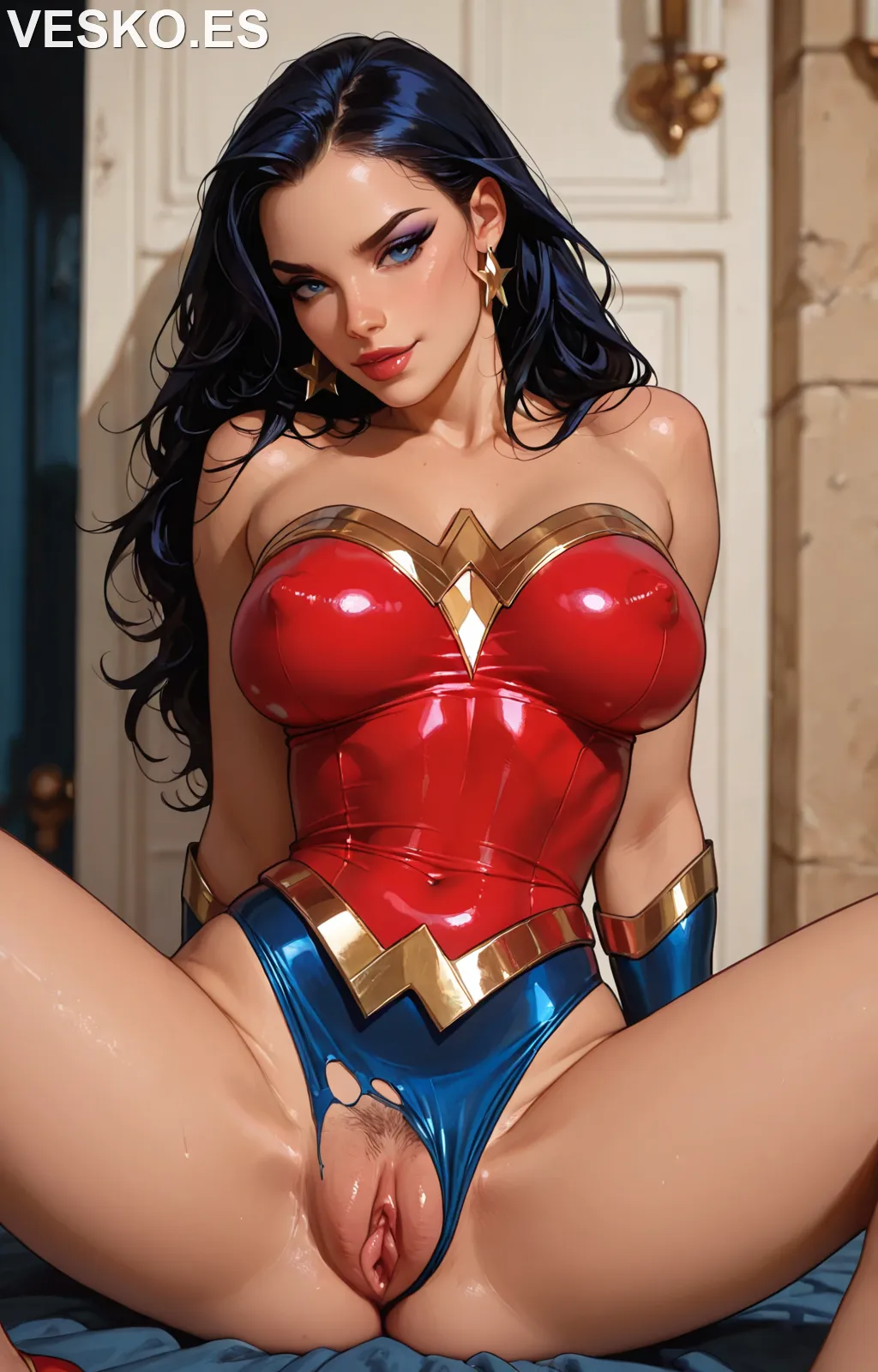 Guapas Modelos Picantes - Imagen hiperrealista generada con IA, detalle fotográfico