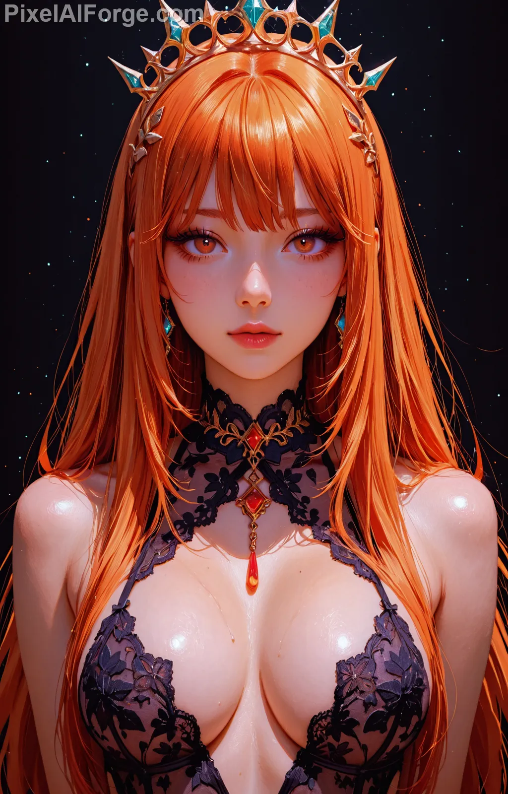 Milfs Nude - Imagen hiperrealista generada con IA, detalle fotográfico