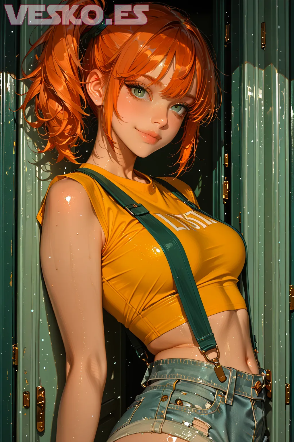 Morena Teen Amateur Super Deliciosa - Imagen hiperrealista generada con IA, detalle fotográfico