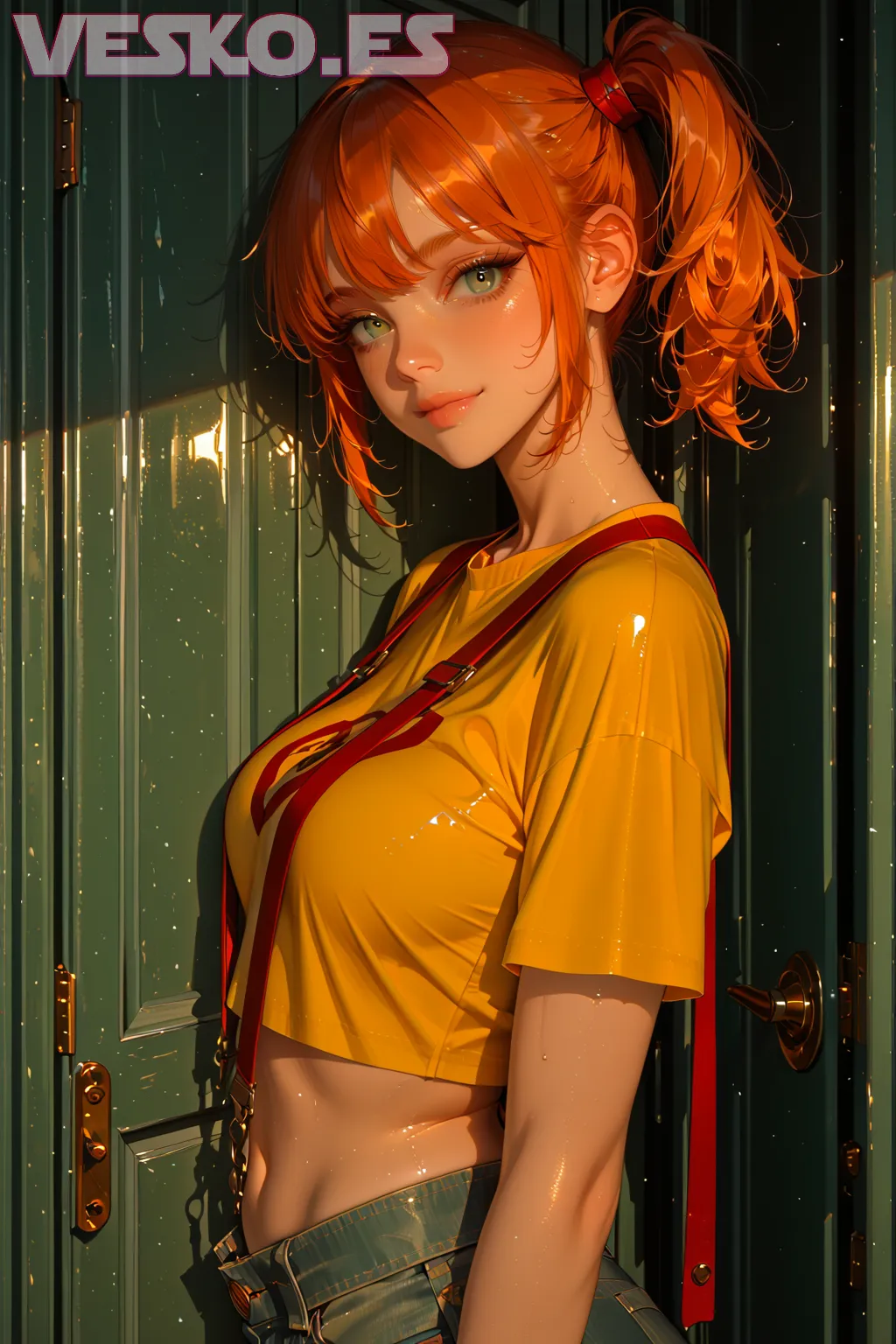 Penny Underbust - Imagen hiperrealista generada con IA, detalle fotográfico