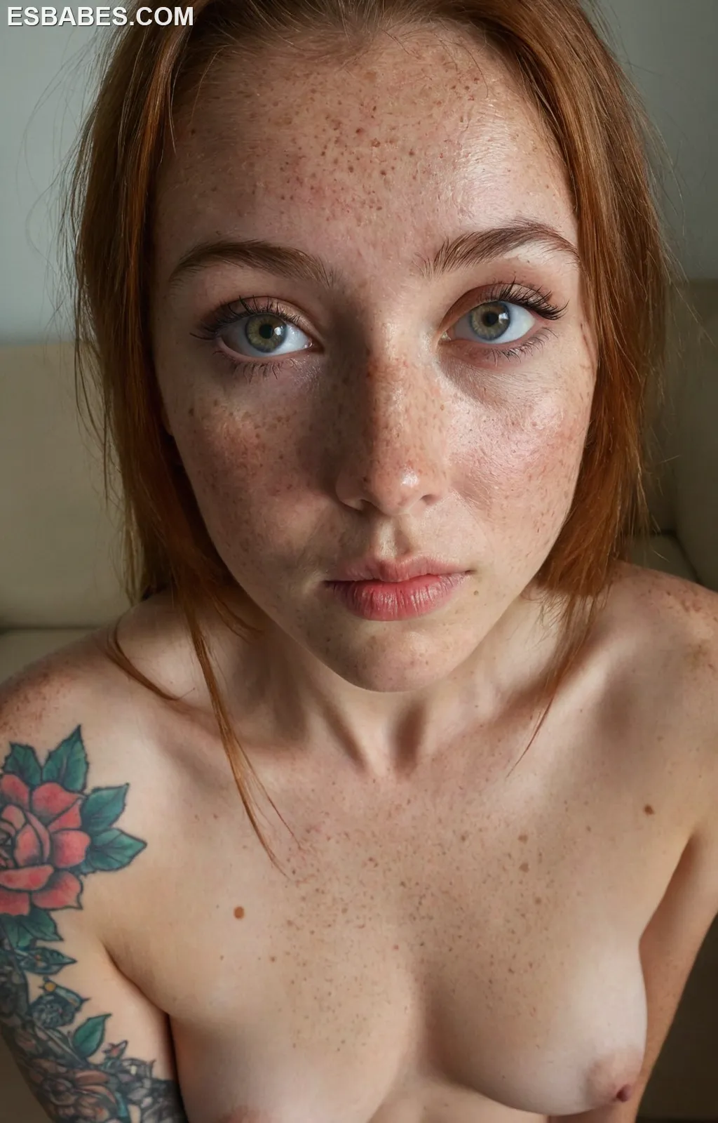 Pinturas Eroticas - Imagen hiperrealista generada con IA, detalle fotográfico