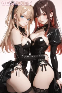 Representacion De Dibujos Eroticos De Anime - Imagen IA hiperrealista