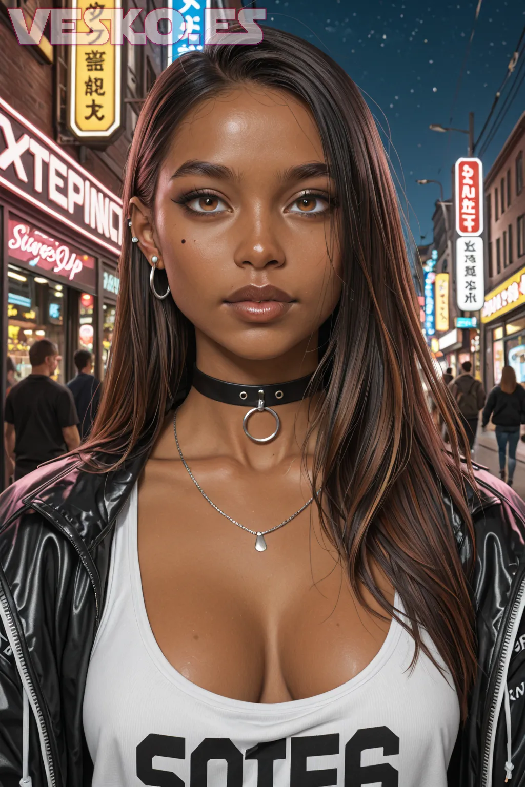 Tyler Faith Desnuda - Imagen hiperrealista generada con IA, detalle fotográfico
