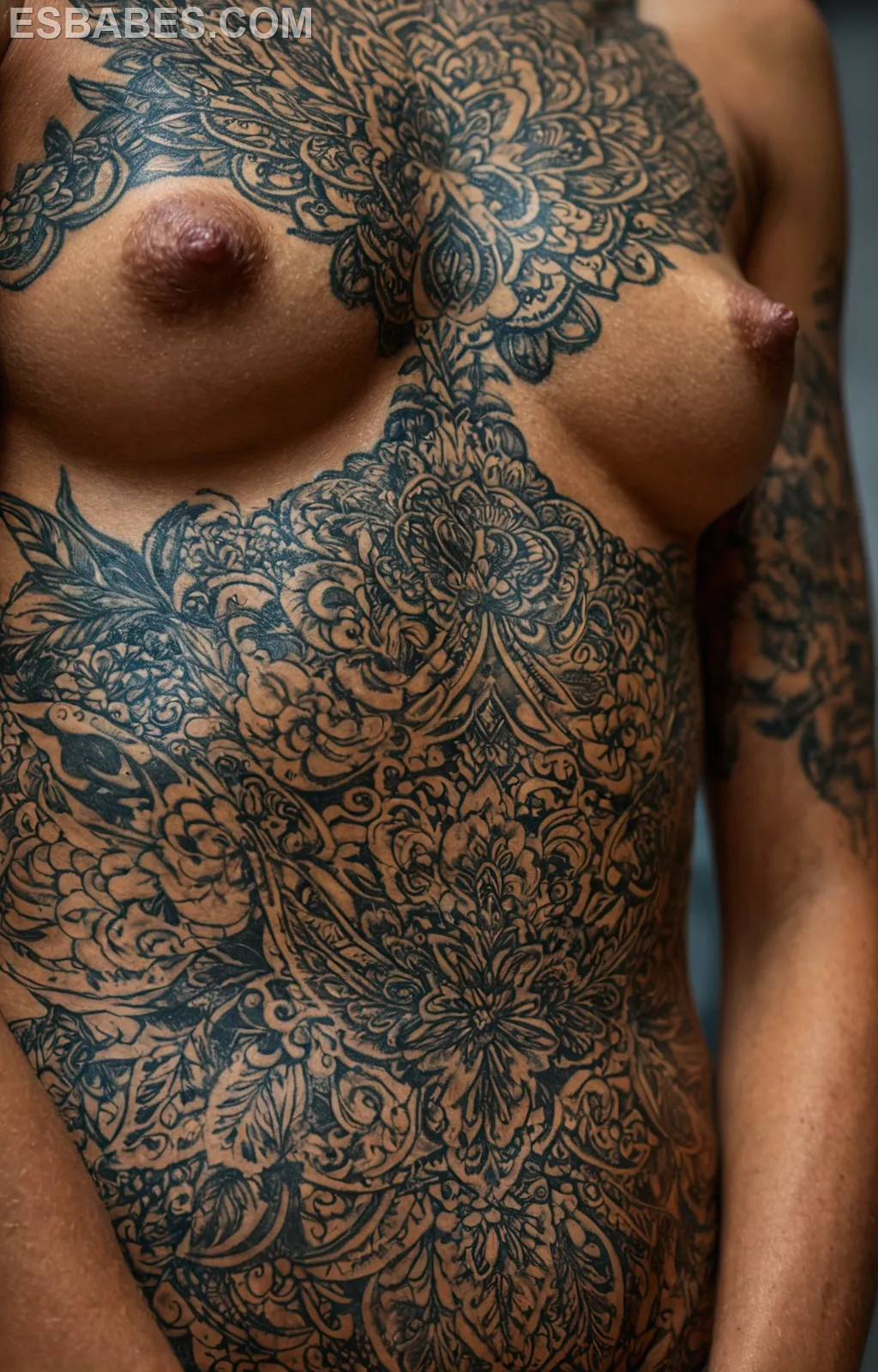 Amateur Sexy Selfies - Imagen hiperrealista generada con IA, detalle fotográfico