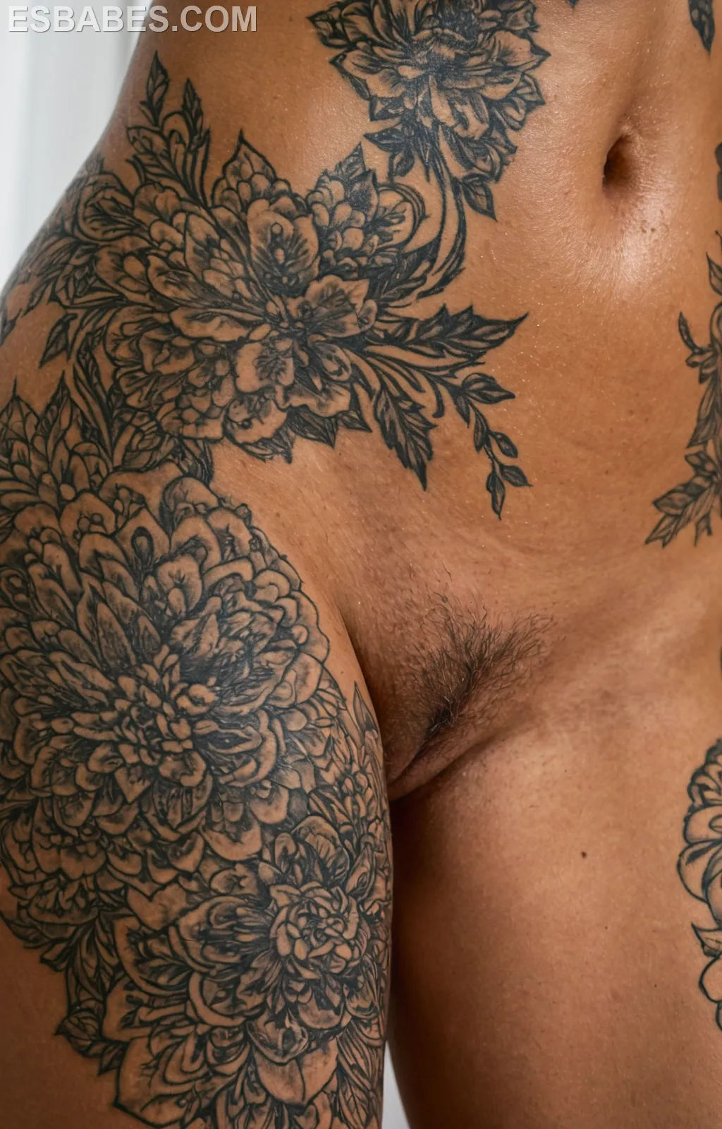 Relajadas Modelos Desnudas U Calientes Parte Seis - Imagen hiperrealista generada con IA, detalle fotográfico